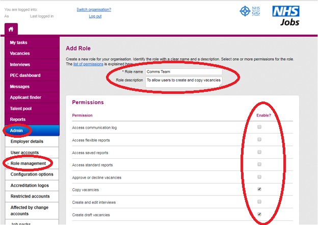 Nhs Jobs How To Create User Roles Blog